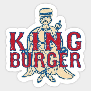 King Burger by Buck Tee Sticker